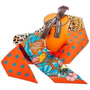 Two Orange/Bleu/Brun Jungle Love Twilly